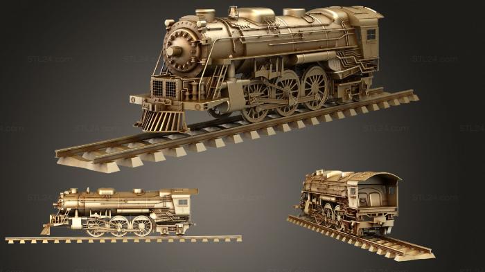 Автомобили и транспорт (Поезд Второй мировой войны, CARS_3771) 3D модель для ЧПУ станка